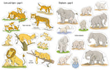 Usborne Big Sticker Book of Animals