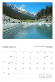 2027 - Classic Walks of New Zealand Calendar