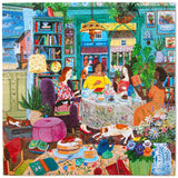 eeBoo - Books & Tea by the Sea 1000pc Jigsaw Puzzle