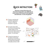 Cozy Stickers: My Little Cozy Home 5 scenes to create with 800 mini stickers - Alain Boyer