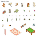 Cozy Stickers: My Little Cozy Home 5 scenes to create with 800 mini stickers - Alain Boyer