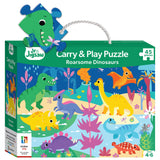 Junior Jigsaw Carry & Play Roarsome Dinosaurs - 45pcs