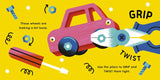 My Busy Tool Box! A Playful Tool Book with Pages to Bang, Twist and Scratch! - Design Eye