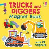 Usborne Trucks and Diggers Magnet Books